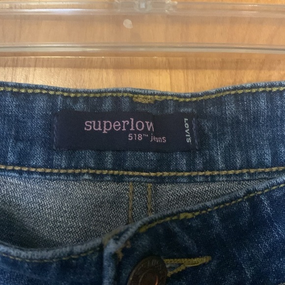 GUC -“Superlow" Bootcut stretch jeans Juniors 17M Average (PJ219) - Picture 2 of 7